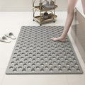 1 Quick-Dry Non-Slip Shower Mat with Round Hole Design - Heavy-Duty Anti-Slip Bath Mat, Fast-Draining and Massage Ring Mat, Suitable for Bathtub, Shower, Bathroom, Hotel Bathroom - Easy-to-Clean Bathroom Accessory, Non-Slip Shower Mat
